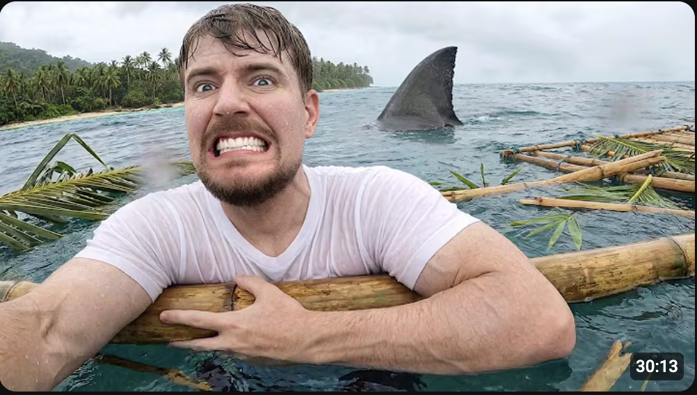 Example MrBeast-style YouTube video thumbnail to illustrate a source video upload