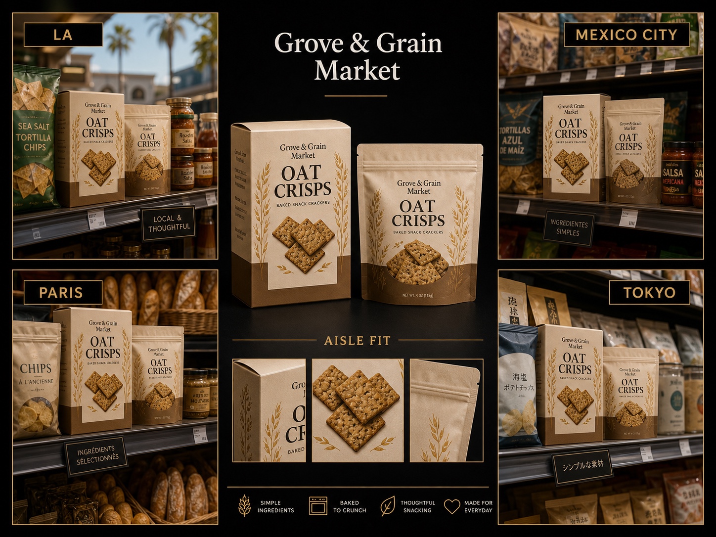 Grove & Grain Market Mexico City retail aisle concept