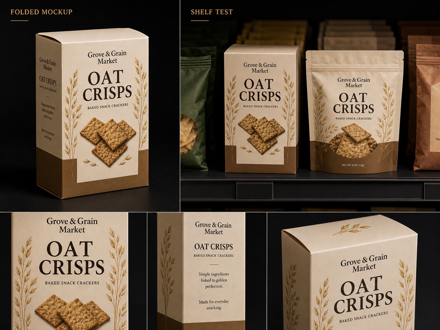 Grove & Grain Market Los Angeles retail shelf concept