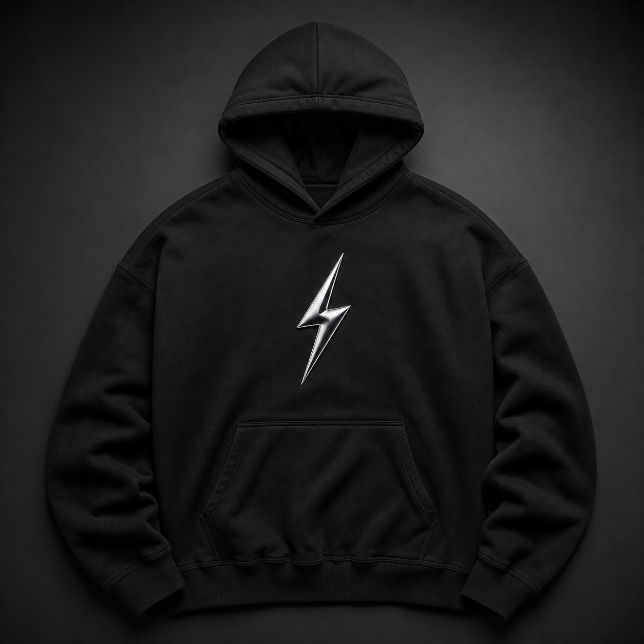 Thread Riot Supply black hoodie merch mockup